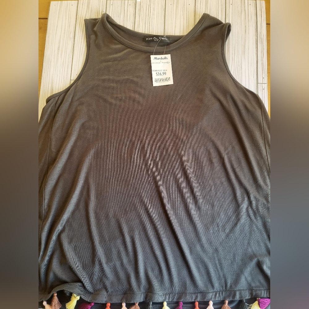 Dark Green Tank (Marshalls) NWT- Large